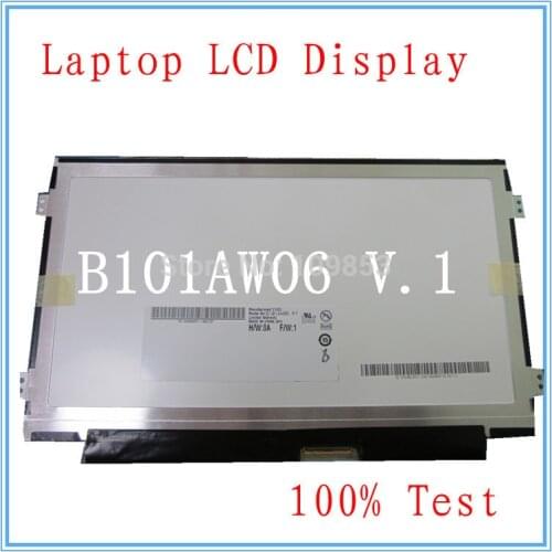 10.1 Slim 1024X600 Laptop LCD LED Screen HSD101PFW4 A01 A00 HSD101PFW4-A01 M101NWT2 R0 B101AW02 B101AW06
