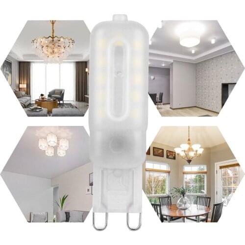 10Pcs G9 LED Lamp 5W Cold White 6000K 220V Replaces Halogen Lamps Not Dimmable