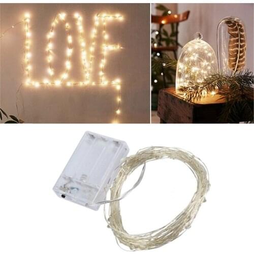 100sets Portable Christmas Decorations for Home for New Year Garland Fairy String Light for Christmas Ornaments Tree