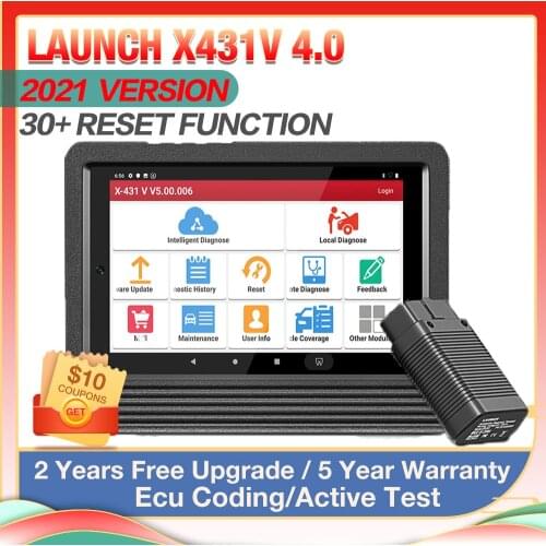 2021 New Global Launch X431 V 4.0 Wifi/Bluetooth Full System Diagnostic Tool X-431 V ECU Coding OBD2 Car Vehicle Scanner X431V