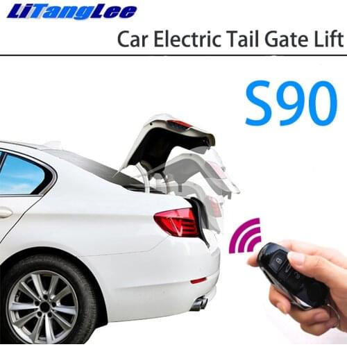 LiTangLee Car Electric Tail Gate Lift Trunk Rear Door Assist System for Volvo S90 2017 2018 2020 Original key Remote Control