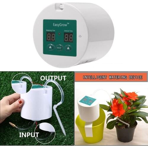 Automatic Drip Irrigation Kit Greenhouse Self Watering System Programmable Timer Plant Watering Battery Powered