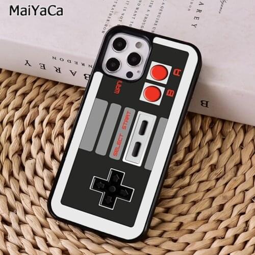 MaiYaCa Best nes controller white cover game console Phone Case For iphone 11 12 mini Pro X XR XS MAX 6S 7 8 Plus 5S SE 2020