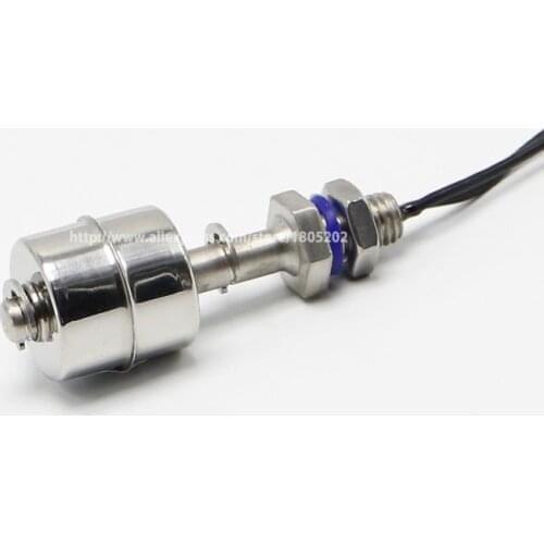 M10*60mm 100V Tank Liquid Water Level Sensor Stainless Steel Float Switch ZS6010 1A1