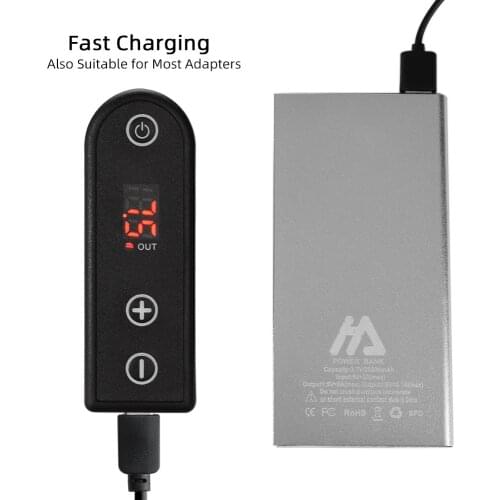 Mini LED Protable Display Wireless Tattoo Power Supply Battery Pack DC Power Supply for Rotary Tattoo Machine Pen Accessories