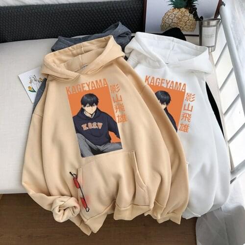 Studio Mens Clothing Harajuku Thicken Swetshirts Anime Prints Clothes Funny Thicken Hoodies Fashion Crewneck Sweatshirts New