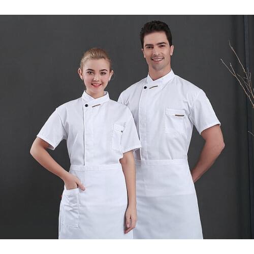 2019 new arrival men kitchen restaurant cook workwear chef uniform multiple colour shirt double breasted chef jacket