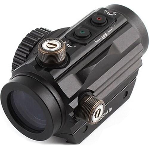 Outdoor Tactical 1X22 Red Green Dot Illuminated Sight Hunting Optics 20MM Picatinny Weaver Rail Rifle Holographic Scope