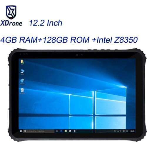 Original Kcosit K22H Rugged Windows 10 Tablet PC Laptop Netbook Keyboard Intel Z8350 12.2 Inch 4G RAM 128GB ROM RS232 12600mAH
