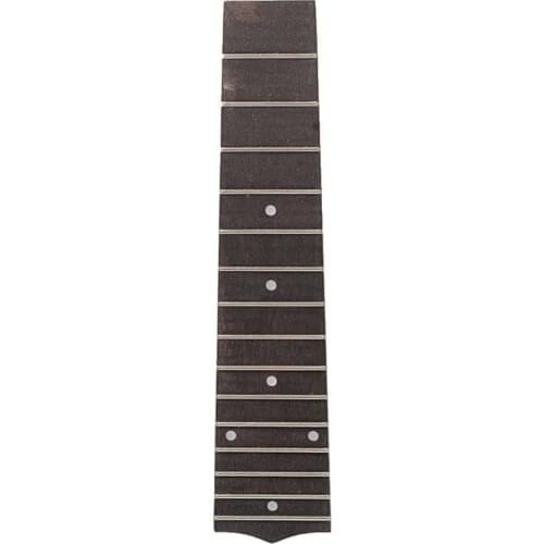 Rosewood 15 Frets Ukulele Fingerboard Fretboard Mini 21 Inch Ukulele Parts 215x35x48mm