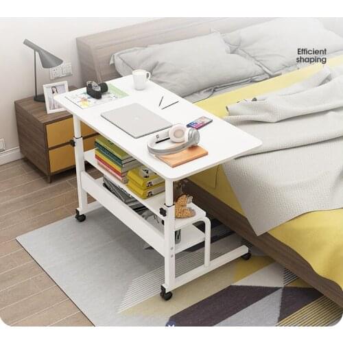 Bedside table movable simple small table bedroom household student desk simple lift dormitory lazy computer desk