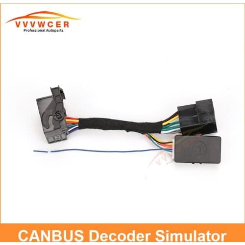 RCD330 Plug&Play ISO Quadlock Adapter Cable CANBUS Decoder Simulator For VW Golf 6 Jetta MK5 MK6 Passat Polo Vento