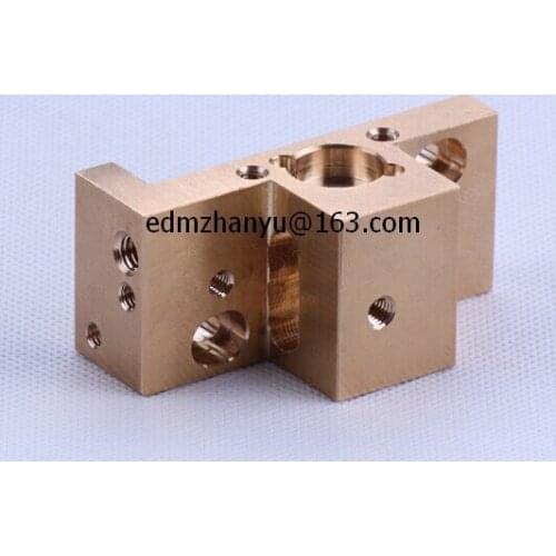 S454 power feed contact holder for SEIBU wire EDM / 71*26*30 mm