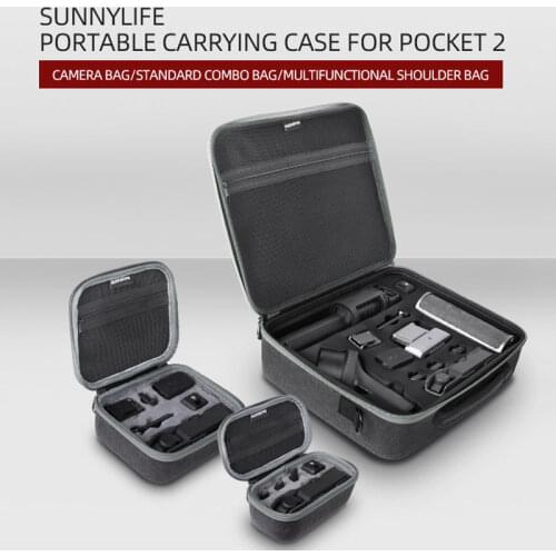 Waterproof Carrying Case Camera Storage Bag Portable Storage Bag Handbag Accessory for DJI OSMO Pocket 2 Gimbal Camera Accessory