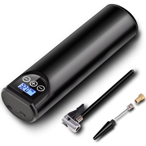 120PSI Motorcycle Bicycle Air Compressor Cordless Handheld Inflatable Air Pump Tyre Inflator Rechargeable for Bike Motorcycle