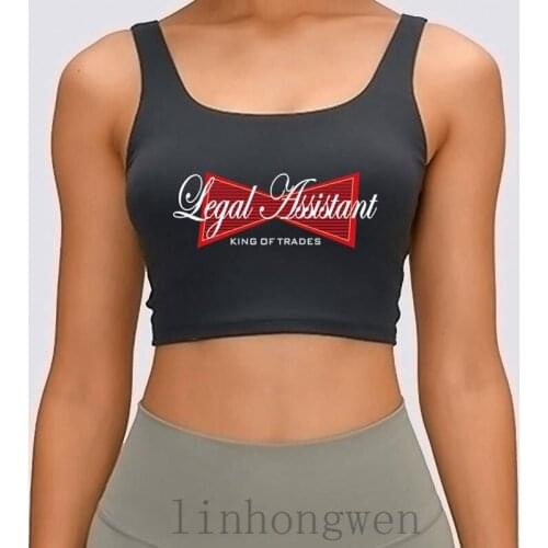 Legal Assitant King Of Trades Lawyer Women Tank Top Customized Pattern Standard Summer Style S-XL Cotton Authentic Crop Top