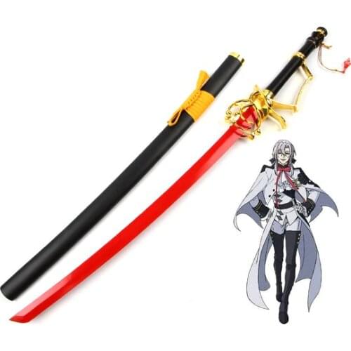 [Funny] 105cm Cosplay Anime Seraph of The End Ferid Bathory weapon Wooden Sword Costume party Anime show Japan samurai sword