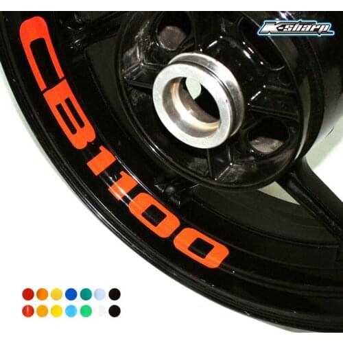 8 X CUSTOM INNER RIM DECALS WHEEL Reflective STICKERS STRIPES FIT HONDA CB 1100