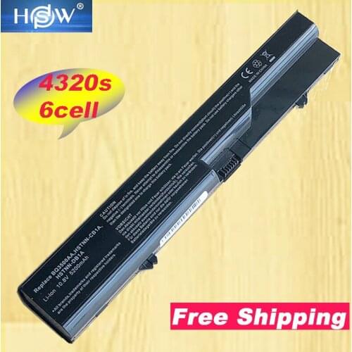 HSW Battery For HP 420 425 620 625 for ProBook 4520 4520s 4525s 4720s PH06 PH09 4321 4321s 4320 4320s 4320t 4325s HSTNN-UB1A