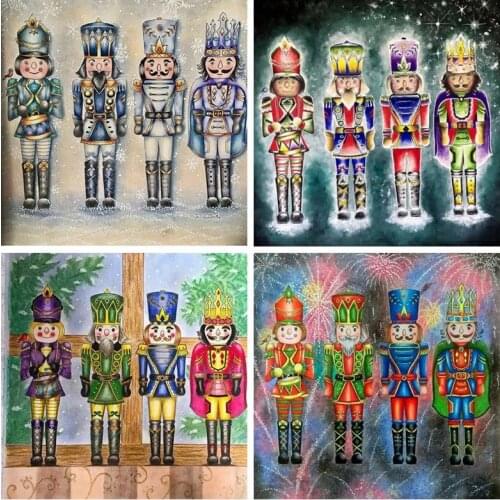5d DIY Christmas Soldiers Duke King Diamond Painting Full Drill Embroidery Cross Stitch Needlework Mosaic Craft Home Decor Gift