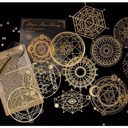 Astrolabe Butterfly lace Material Paper Junk Journal Planner Sticker Scrapbooking Vintage Decorative DIY Craft Photo Albums