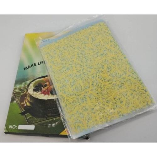Multi-pattern Food Transfer Paper Chocolate Transfer Sheets Paper DIY Baking Edible Cake Decoration Printing Edge Special Tools