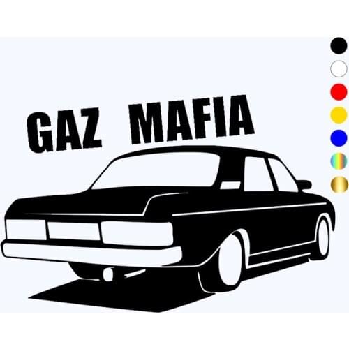 CK2766# GAZ 3102 MFAIA funny car sticker vinyl decal silver/black car auto stickers for car bumper window car decorations