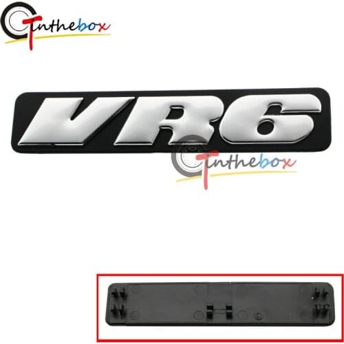 GTinthebox 1X Chrome VR6 Grille Front Emblem Badge for Volkswagen Golf Passant Corrado, etc