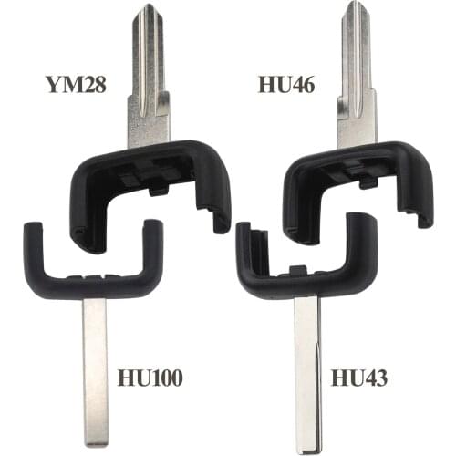 Jingyuqin 10pcs Remote Car Key Blade for Vauxhall Opel Vectra Astra Z Omega HU43 HU46 HU100 YM28 Auto Key Blank