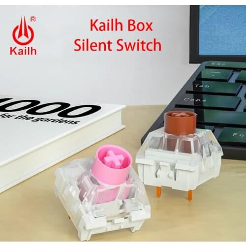 Kailh BOX Silent Pink Brown 3-Pin Switch Original Gateron For Mechanical Game Keyboard SMD Led For SK61, SK64, GK61, GK64