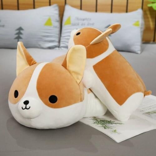 Kawaii Shiba Inu Dog Toys Soft Pillow Plush Toys Stuffed Dolls Puppy Dog Shiba Inu Cartoon Corgi Doll Kids Girl Gift 45/70/90cm