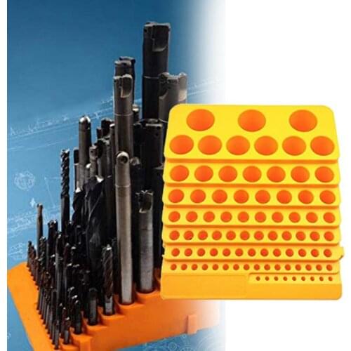 85Holes Tool Box Storage Multifunction Reamer Milling Cutter Plastic Desktop Drill Bit Portable AccessoriesThickened Rack cricut