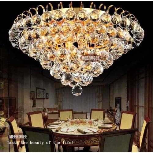 Diamond design Crystal Ceiling Light Fixture modern lustre crystal light fitting home deco cristal lamp with Gold/ Silver color