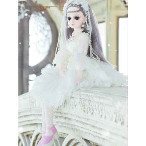 24 Inch BJD Doll with Clothes Outfit Shoes Hair Makeup 60cm Princess Girl Baby Doll For Sale Ethnic Doll Kid Birthday Xmas Gifts