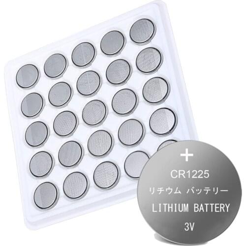 25pc 3V Lithium Button Battery CR1225 1225 BR1225 LM1225 KCR1225 EE6220 For Remote control Toy Watch Calculator Electronic scale