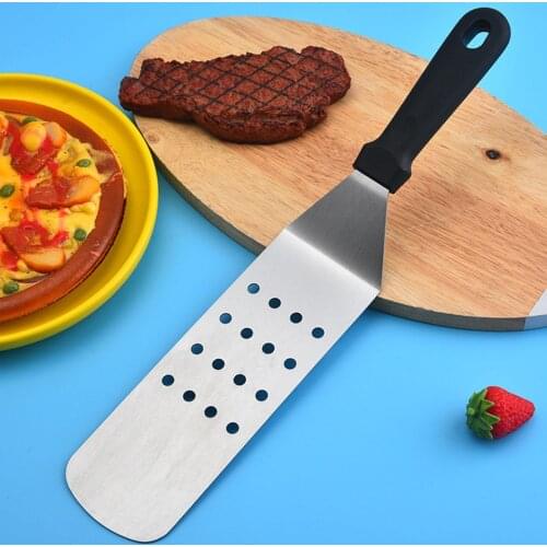 Stainless Steel Cake Pizza Server Blade Cutter Long Pie Pizza Shovel Cake Spatula Cake Knife Baking Tool
