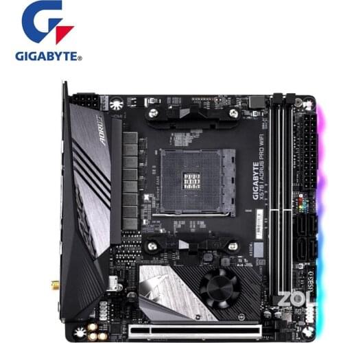 MINI-ITX ITX For Gigabyte GA X570 I AORUS PRO WIFI Motherboard AM4 DDR4 X570 Used Desktop Mainboard M.2 NVme PCI-E X16 4.0