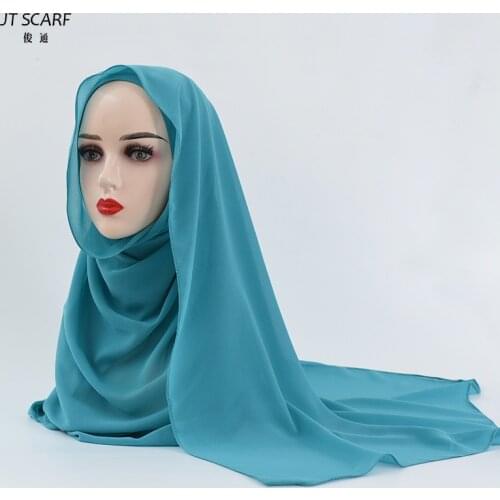 New robe solid color gauze Baotou scarf pearl chiffon bubble scarf headscarf covering face veil