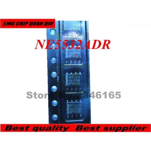 New and ariginal NE5532ADR NE5532AD NE5532A NE5532 N5532AD SOP8 50pcs/lot