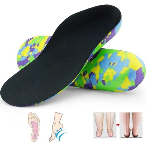 Ortoluackland Baby Orthopedic Arch Support Insoles For Flatfoot Sandals Children Orthotic Soles Boys Girls Sport Shoes Care Pads