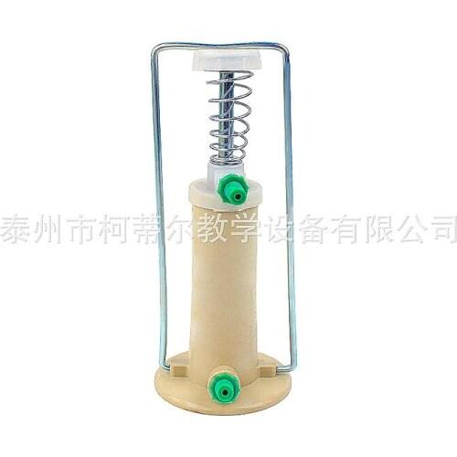 Dual purpose air cylinder pedal type manual air pumping and pumping dual purpose air pumping vacuum teaching aid physics