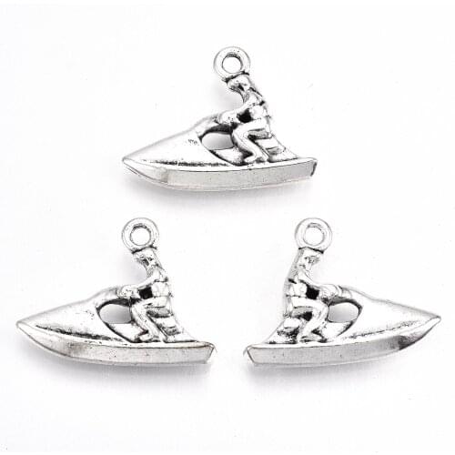 20 Pcs Tibetan Style Alloy Pendants Moon Star Skeleton Charms Links Findings For DIY Jewelry Necklaces Bracelets Earrings Making