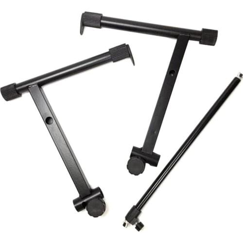 Adjustable Black Heightening Electronic Piano Rack Stand Keyboard Support Holder