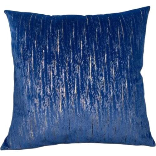 Home Luxury Double Sides Hot Selling Foil Printed Nordic Bedside Velvet Square Cushion Cover Pillow Case Modern From Factory