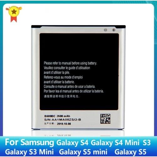 SAMSUNG Original Battery B600BC B600BE B600BK B600BU For Samsung GALAXY S4 I9500 S3 S3 MINI B500BE S4 MINI S5 S5MINI EB-BG800CBE