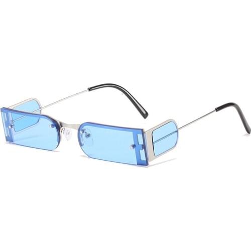 Fashion Vintage Small Frame Rectangle Sunglasses Men Women 2021 Luxury Brand Designer Travel Sun Glasses For Female UV400 Shades