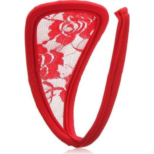Women Sexy C-String Thong Invisible Lace Transparent Type C Underwear Panties Lingerie G-string Knickers 6 Colors Free Size
