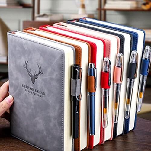 Super Thick Notebook Stationery Office A5 Journal Business Leather Notepad 360 pages Diary College Office School Supplies Gift