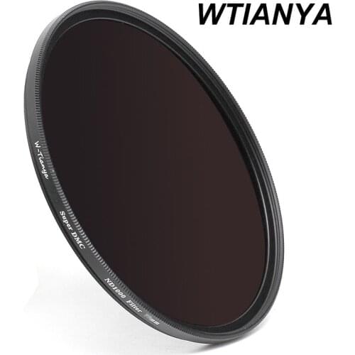 WTIANYA 37mm SLIM ND1000 Multi-Coated Glass Neutral Density 3.0 ND Filter (10 Stop) for 37 mm Digital Camera Lens