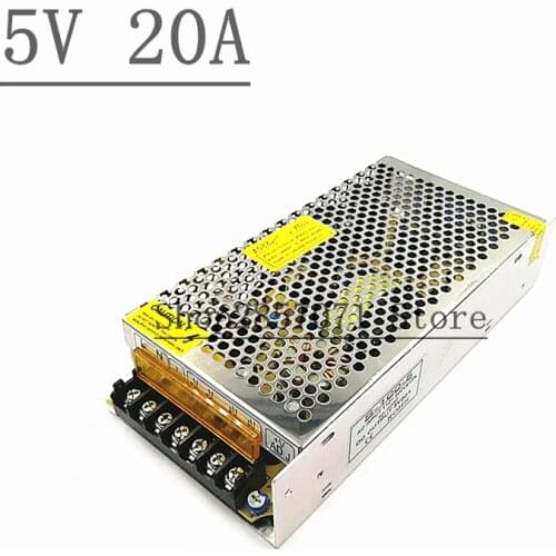 LED Transformer Power Supply Switch Adapter AC 110V-220V TO DC5V 20A Driver For Led Strip Light